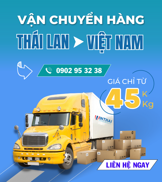 vận chuyển hàng Thái Lan về Việt Nam